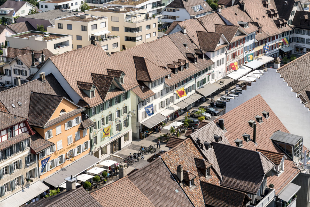 Willisau Stadt Vogelblick