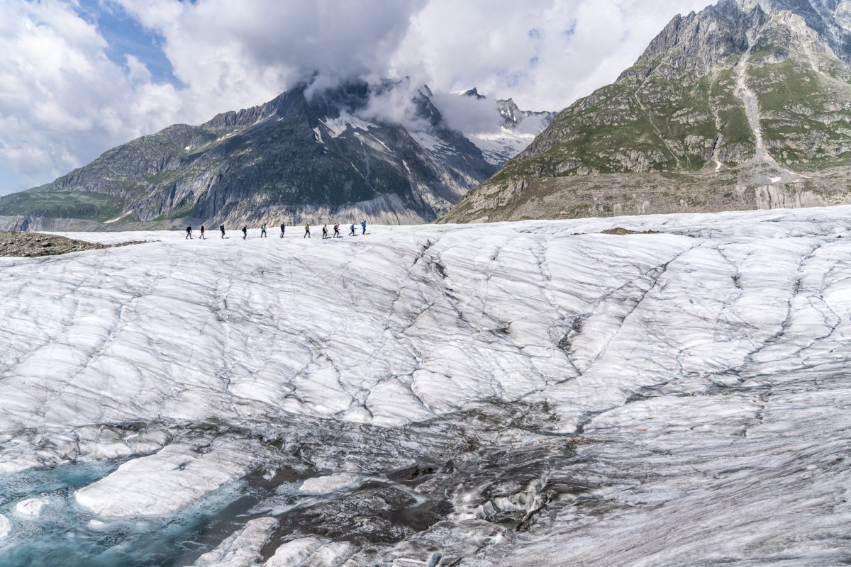 Gletschertour auf dem Grossen Aletschgletscher