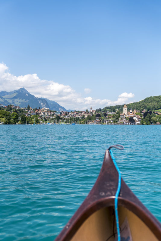 Kanu Thunersee Paddeln