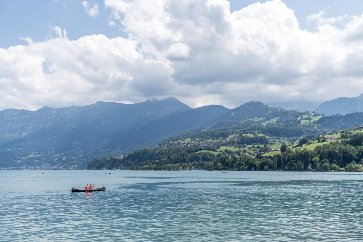 Kanufahrt Thunersee