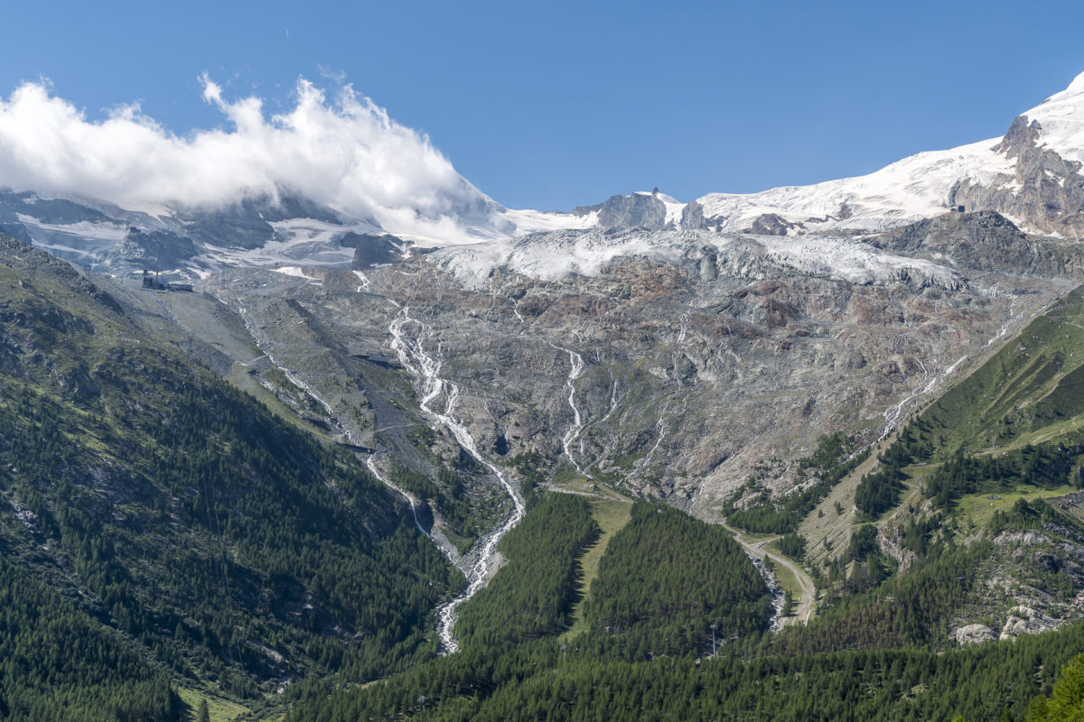 Saas Fee Hannigalp Aussicht