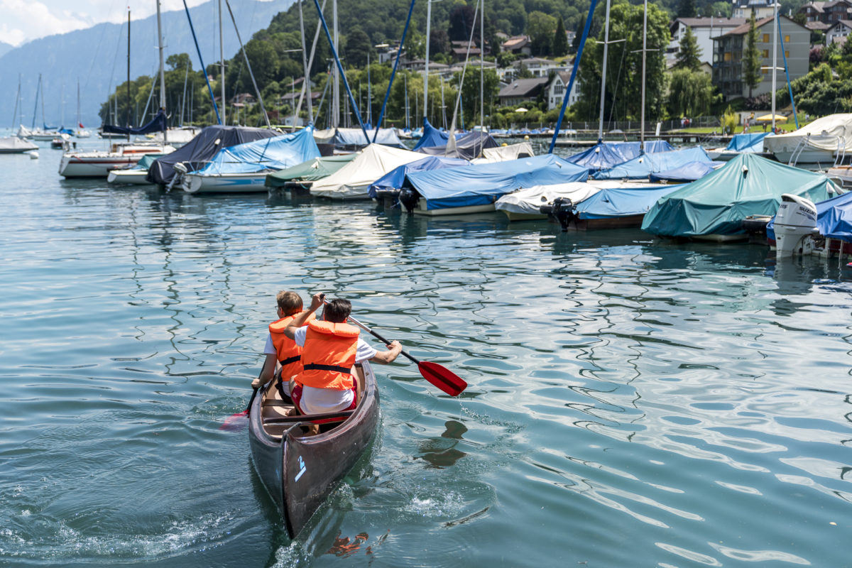 Spiez Kanufahren