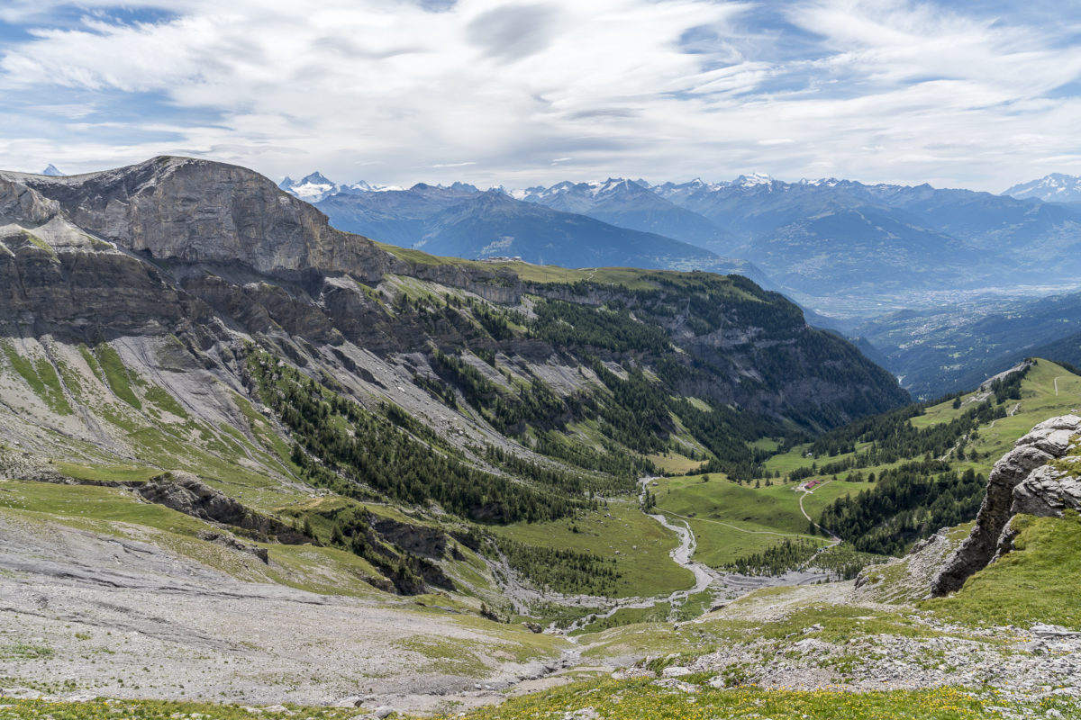 Tseuzier Aussicht