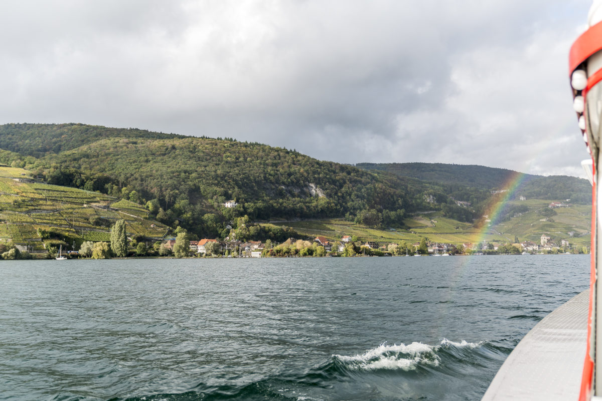 Bielersee Regenbogen