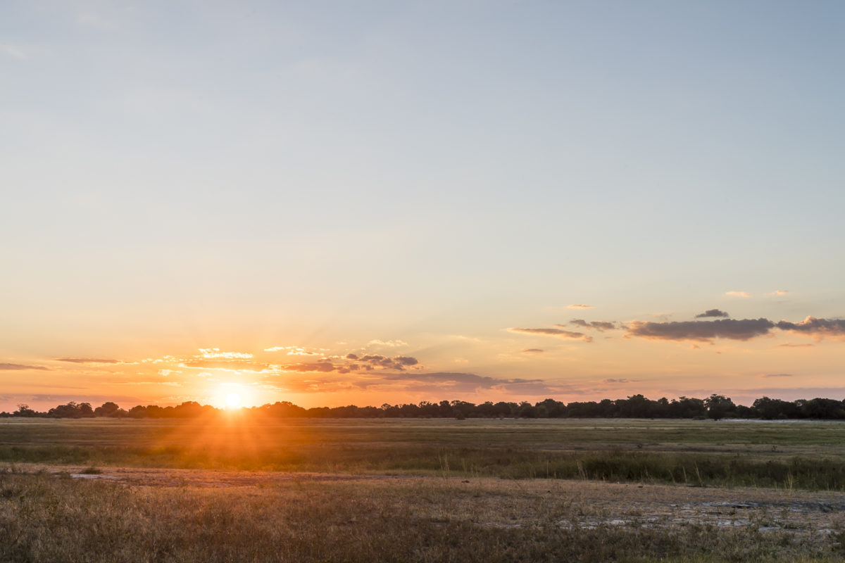 Sunset Botswana Safari