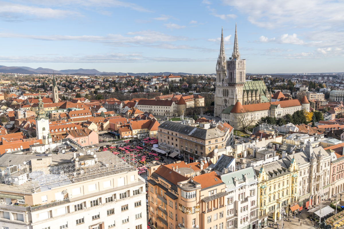 Zagreb 360 Ausblick