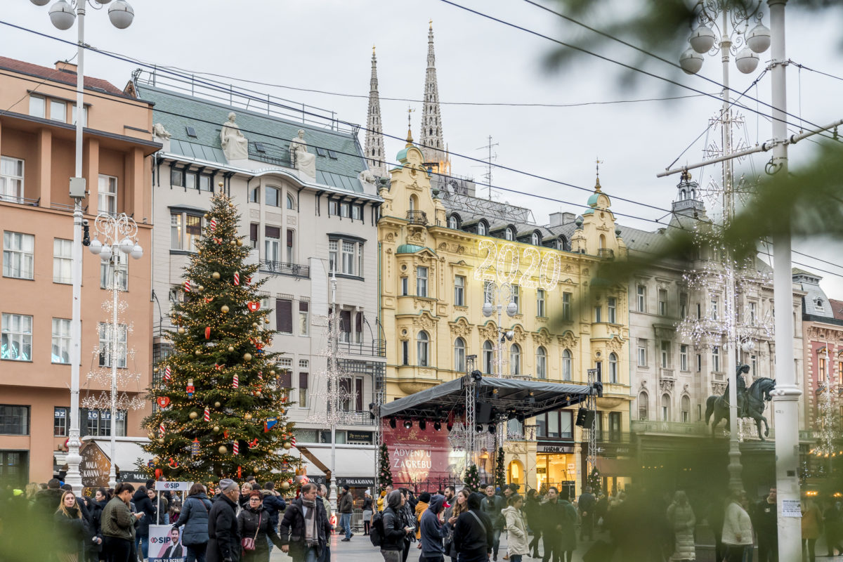 Zagreb Weihnachtsmarkt