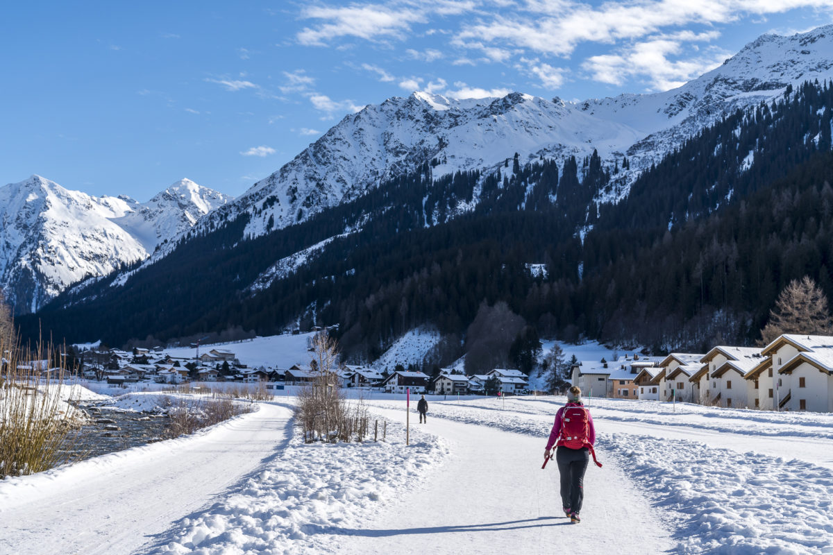 Davos Klosters Winterwandern