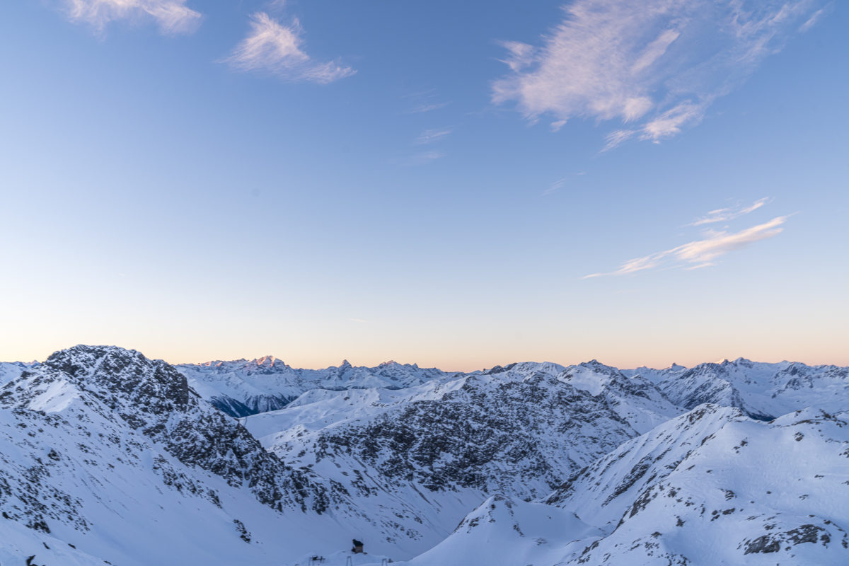 Parsenn Davos Morgenstimmung