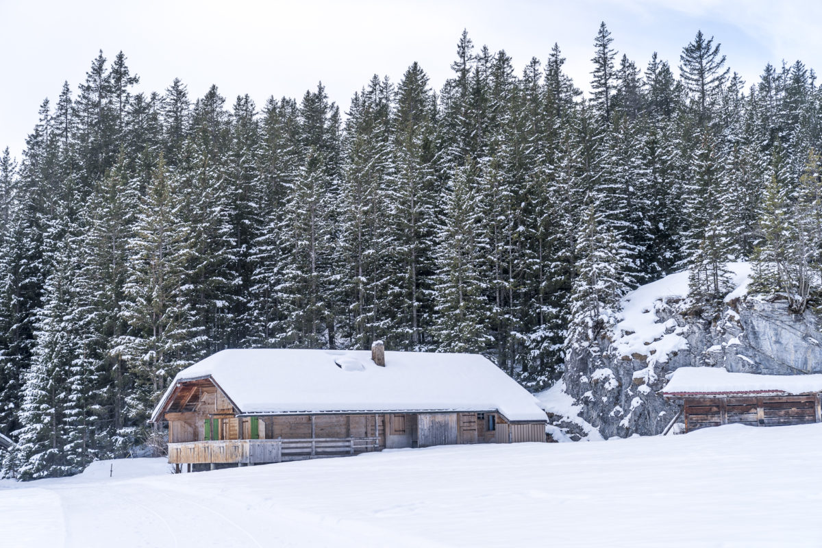 Winter Kandersteg Oeschinensee