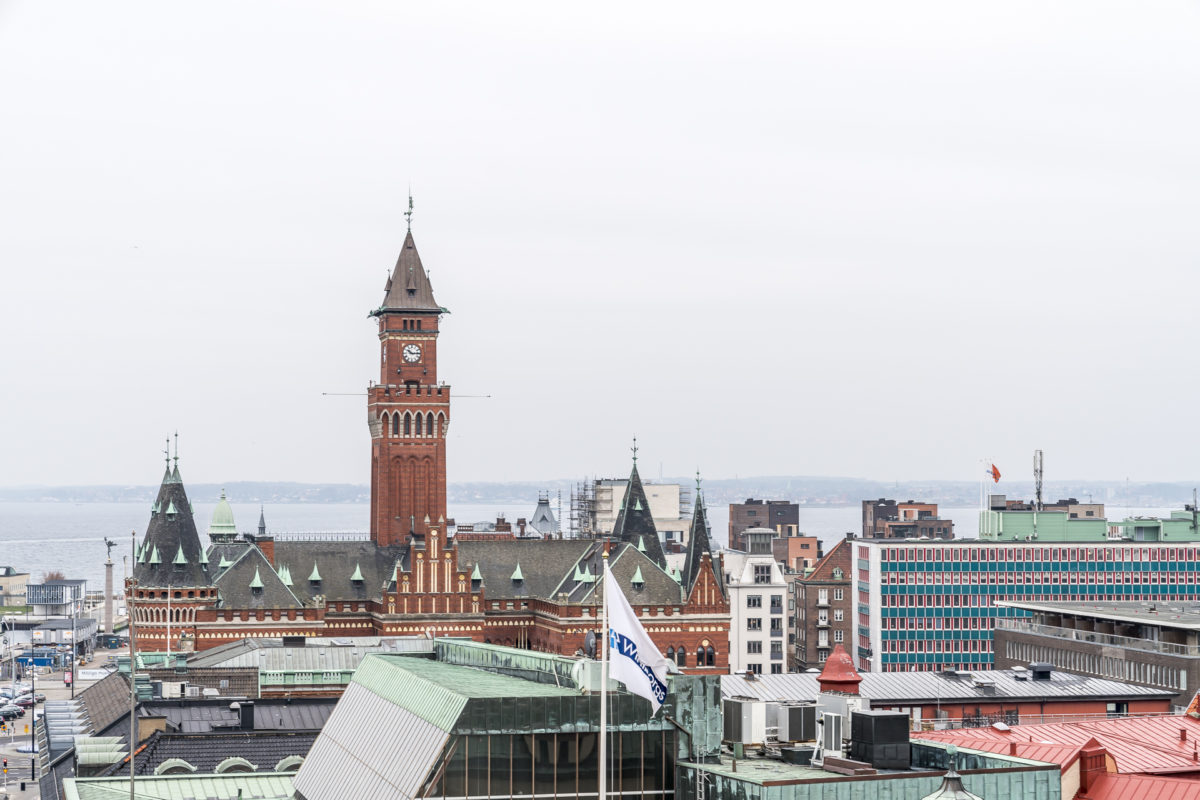 Skyline Helsingborg Schweden