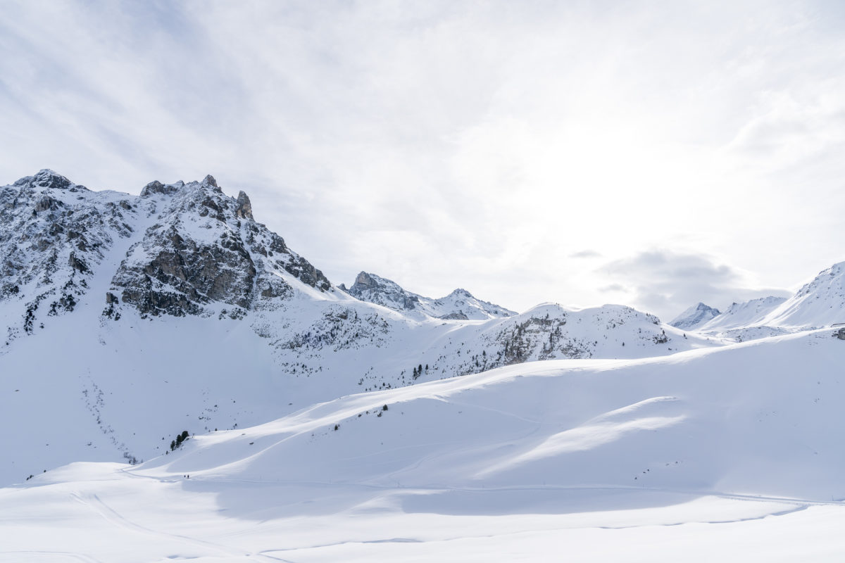 Winterwanderweg Weisshorn Wallis