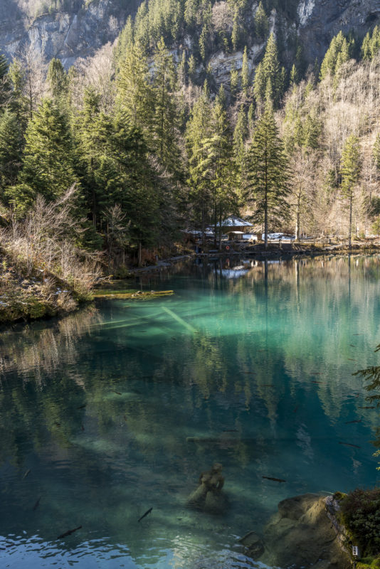 Blausee türkise Farbe