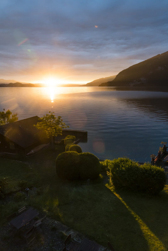 Sonnenuntergang am Thunersee