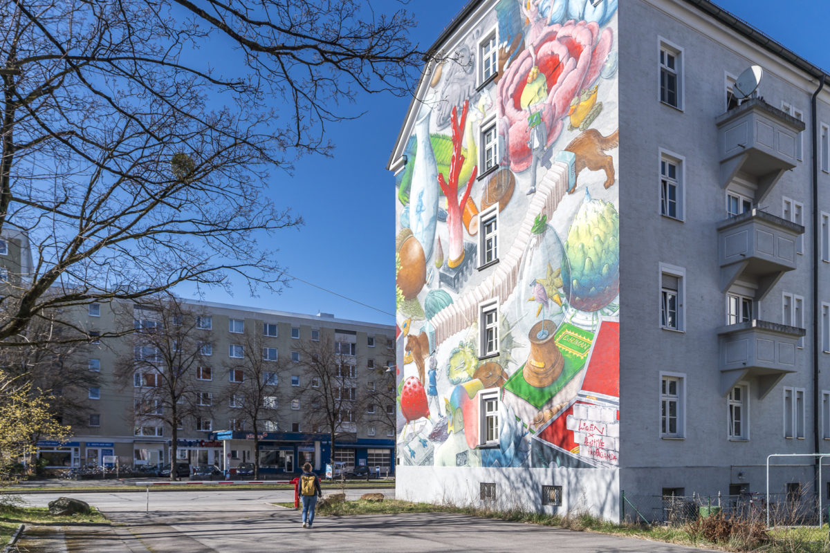 Bunte Fassaden München