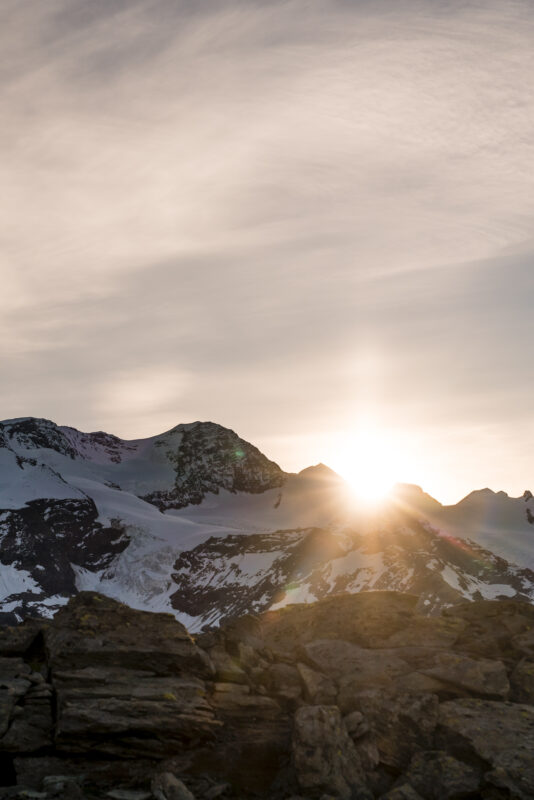 Sonnenaufgang Breithorn