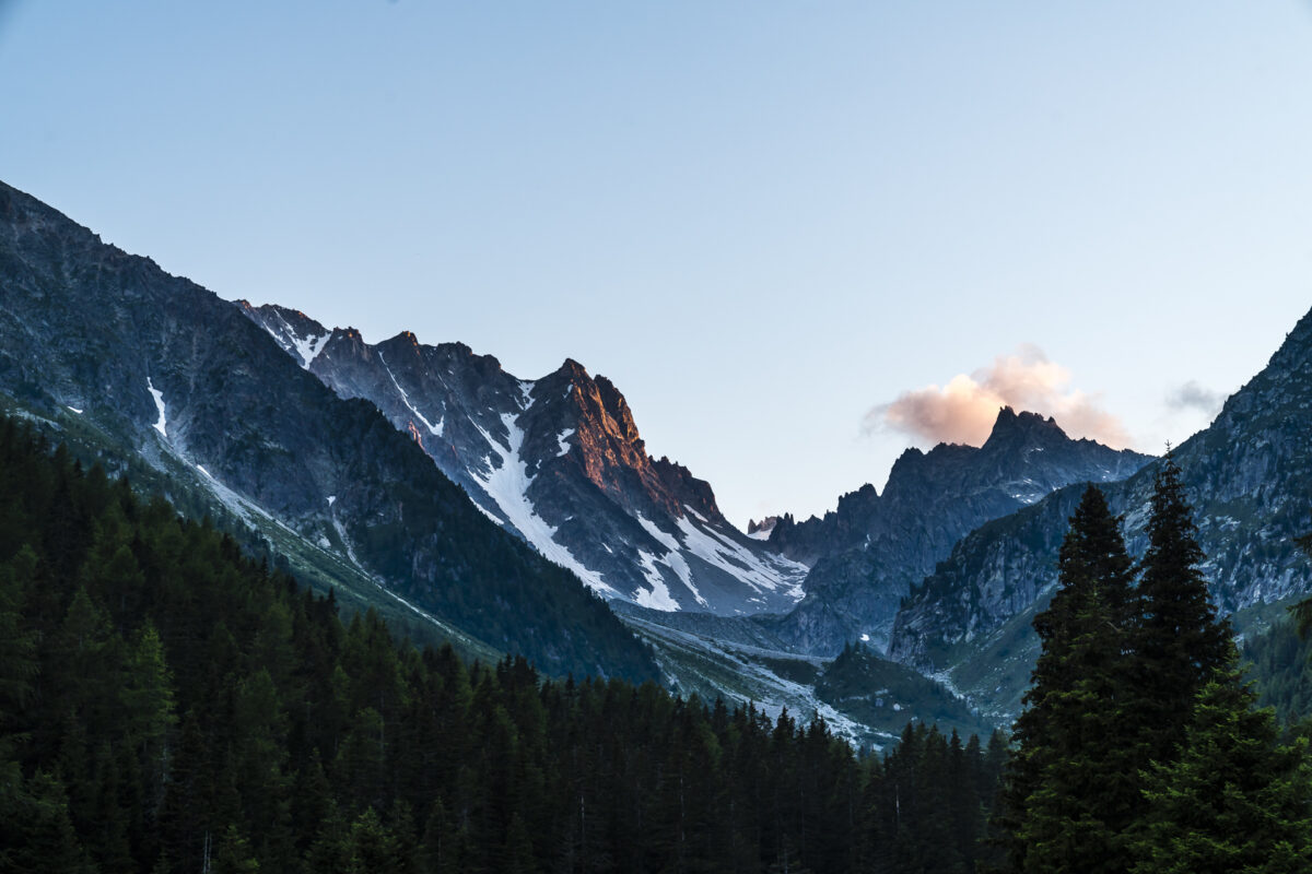 Abendstimmung im Val d'Arpette