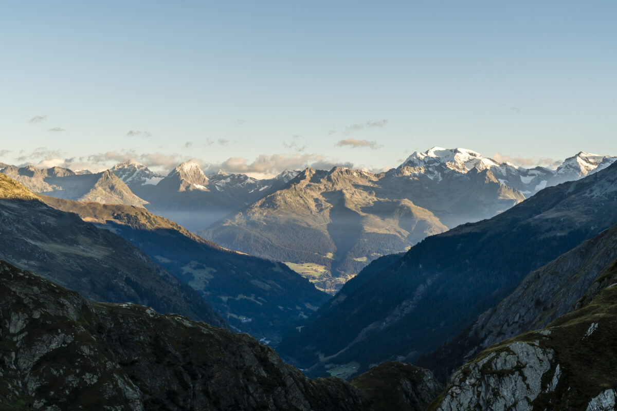 Terrihütte Bergblick