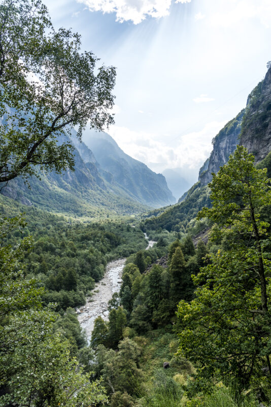 Foroglio Aussichtspunkt Wasserfall