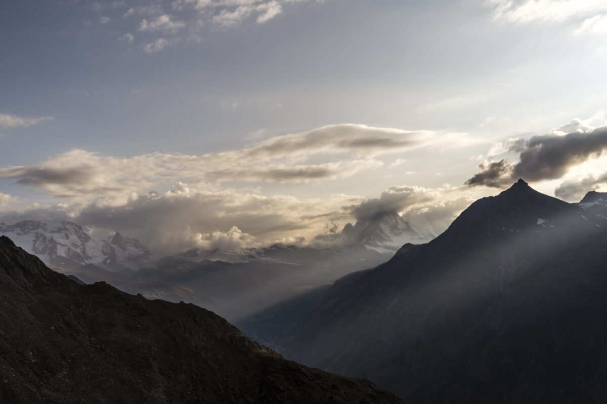 Abendstimmung auf der Kinhütte