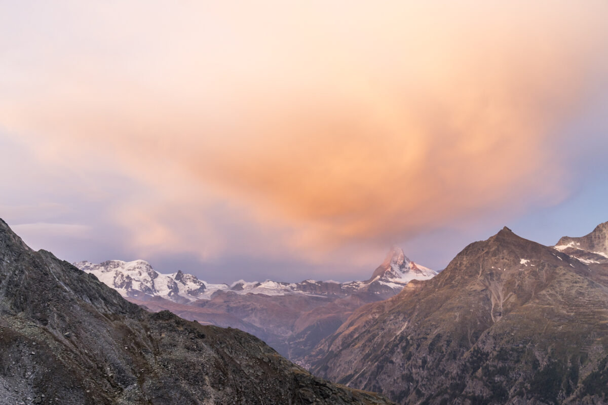 Sonnenaufgang Kinhütte