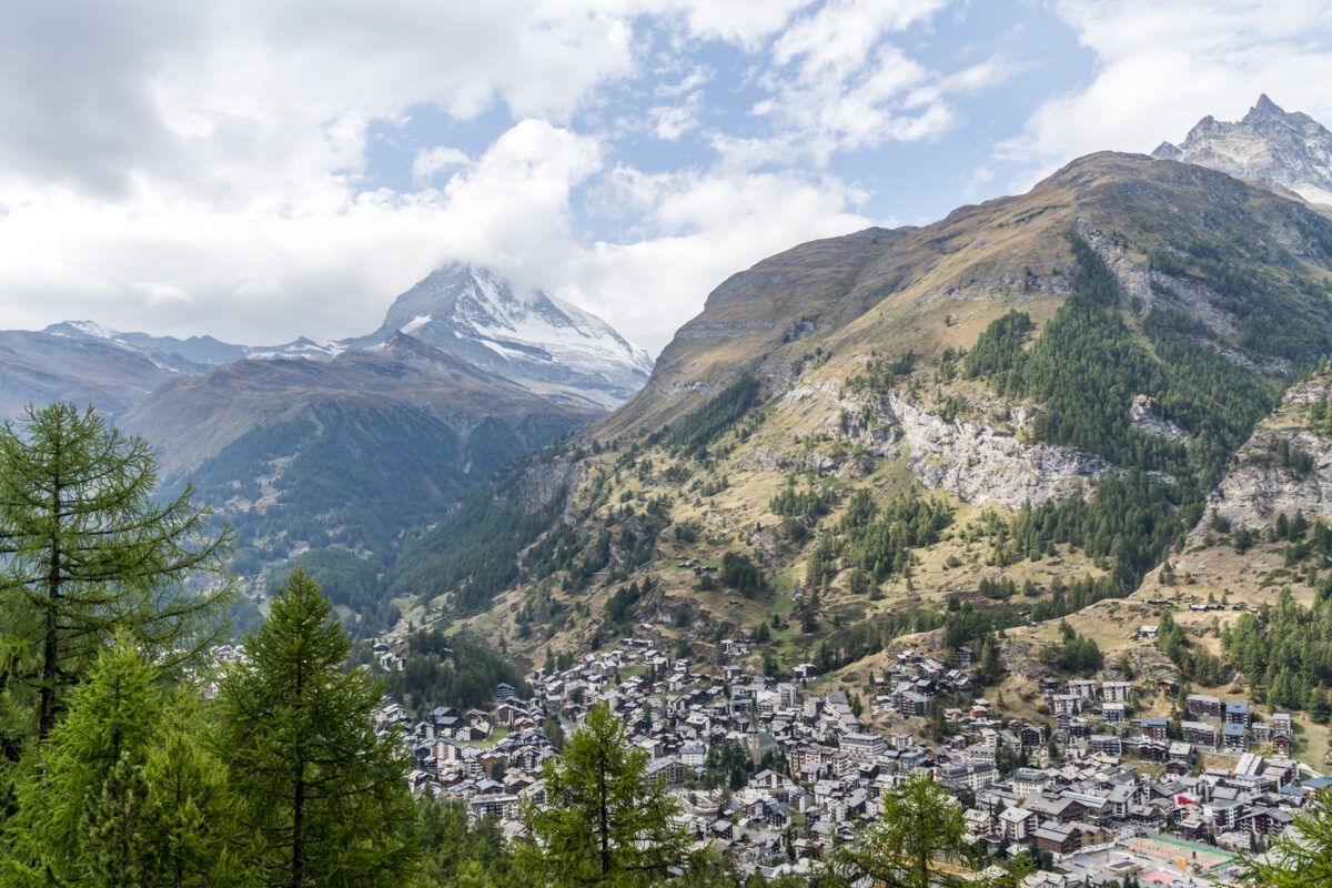 Blick auf Zermatt