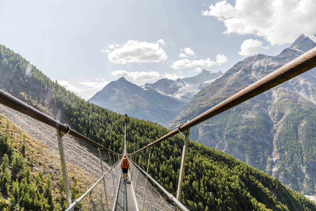 Hängebrücke am Europaweg