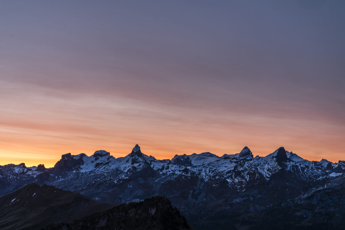 Morgenstimmung auf den Fronalpstock