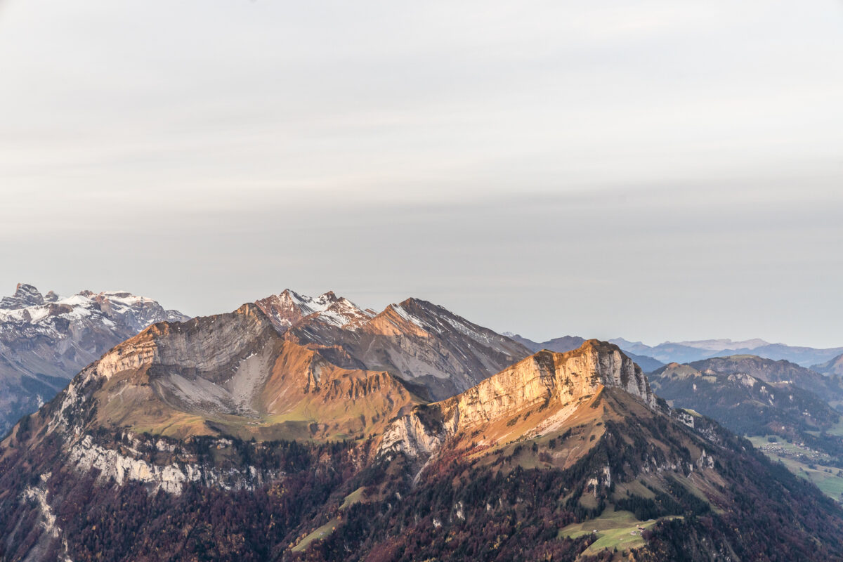 Panorama Fronalpstock Morgen