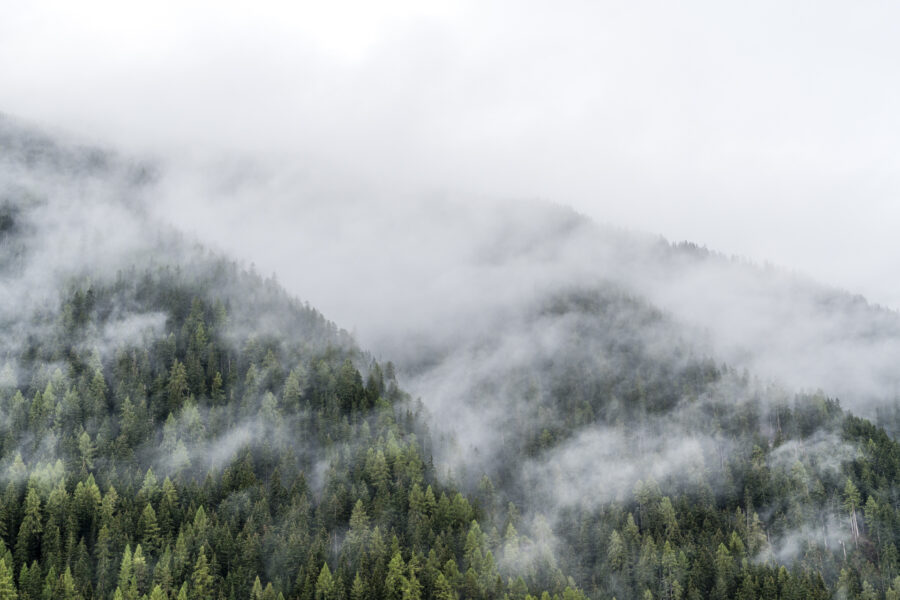 Mystische Stimmung in Scuol