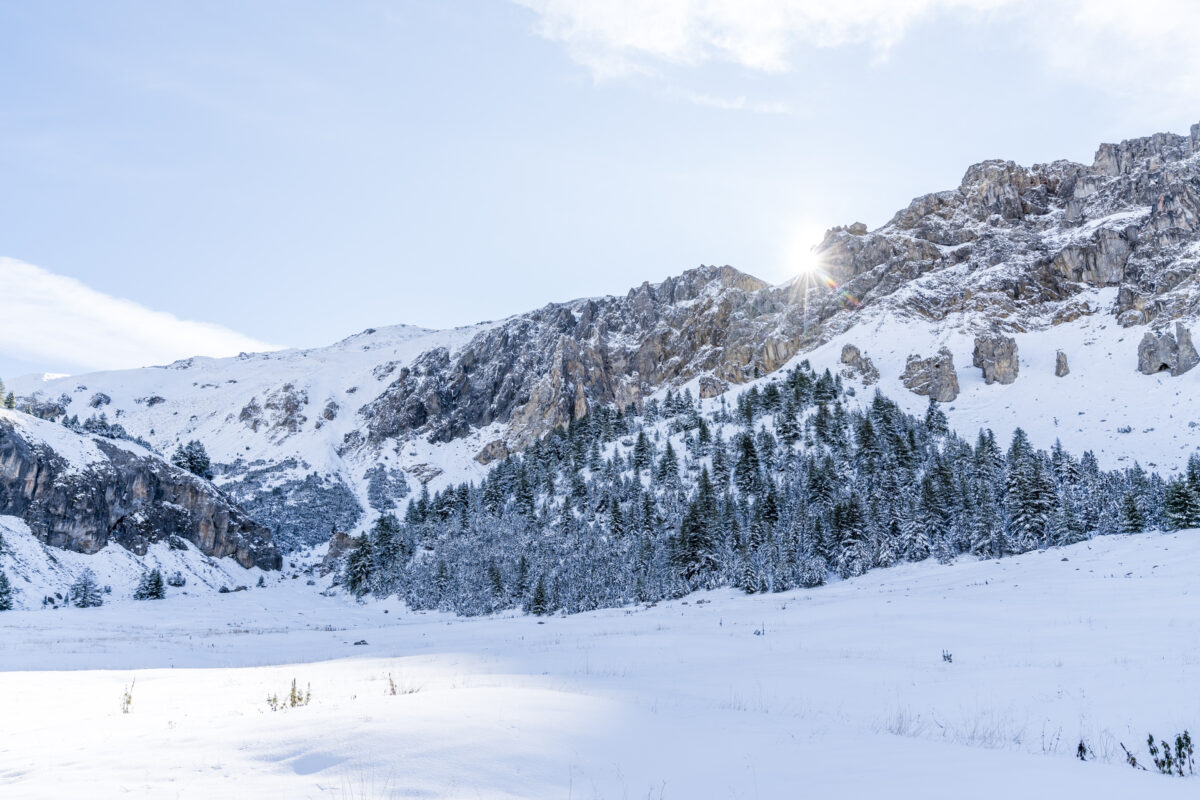 Winterlandschaft bei Lü