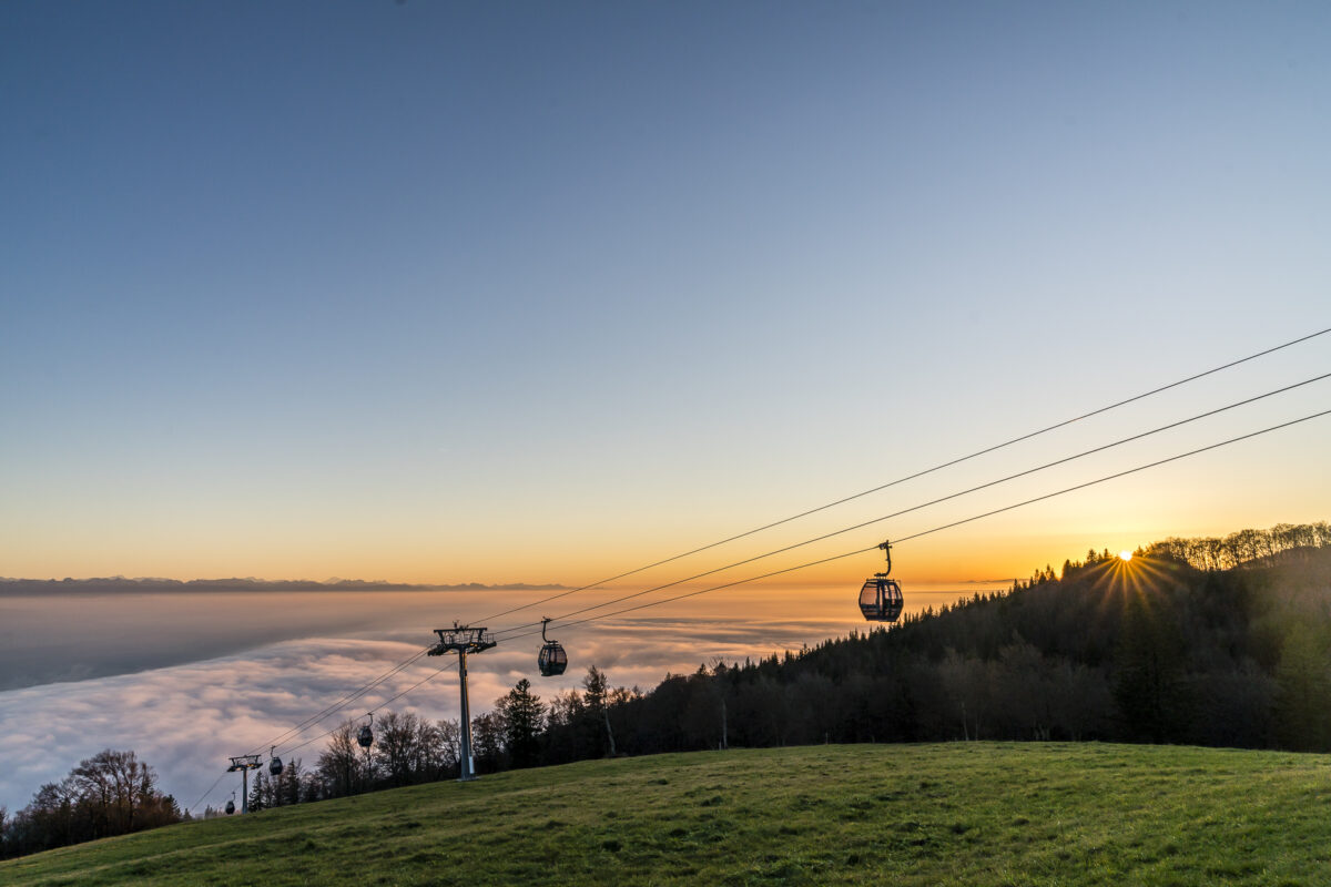 Sonnenuntergang Weissenstein