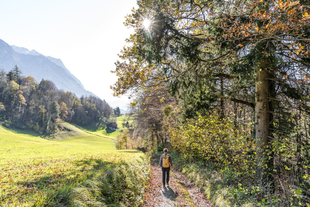 Schlossweg Azmoos Sargans