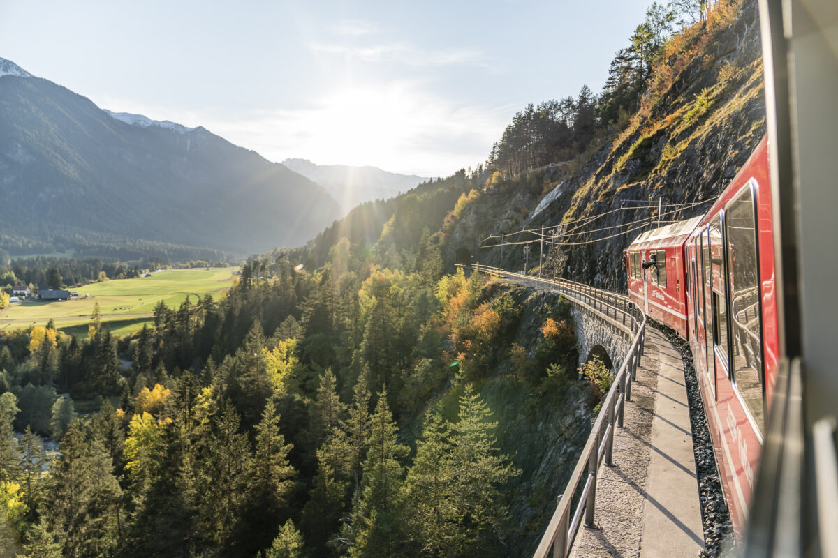 Rhätische Bahn Landwasserviadukt