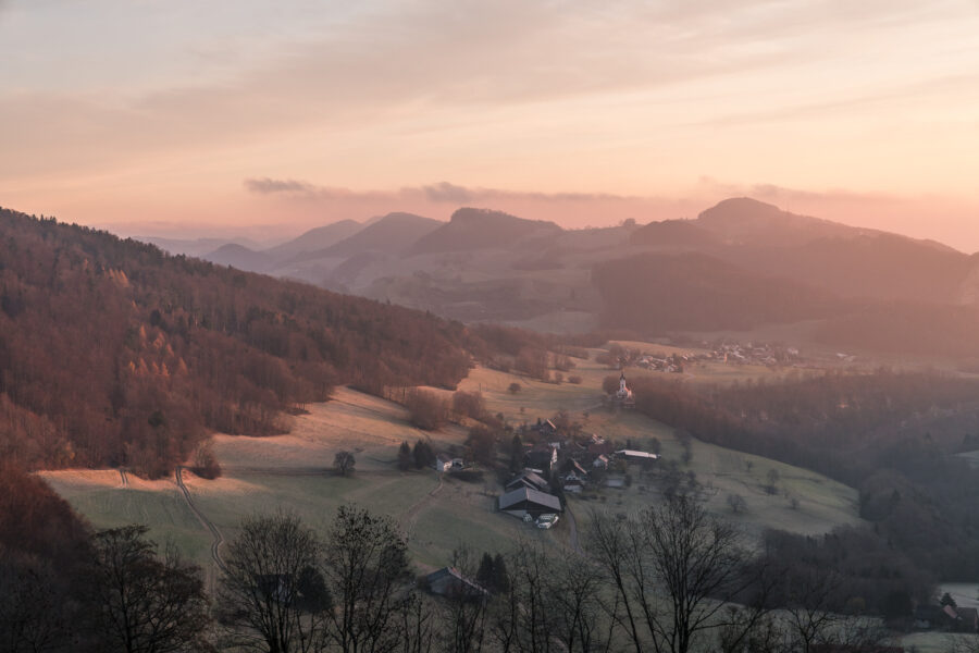 Sonnenaufgang in Ifenthal