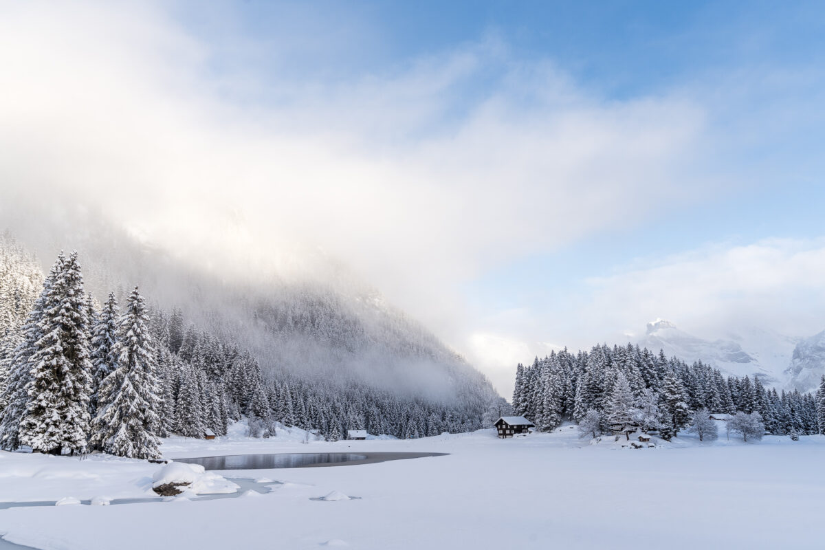 Arnisee Neuschnee