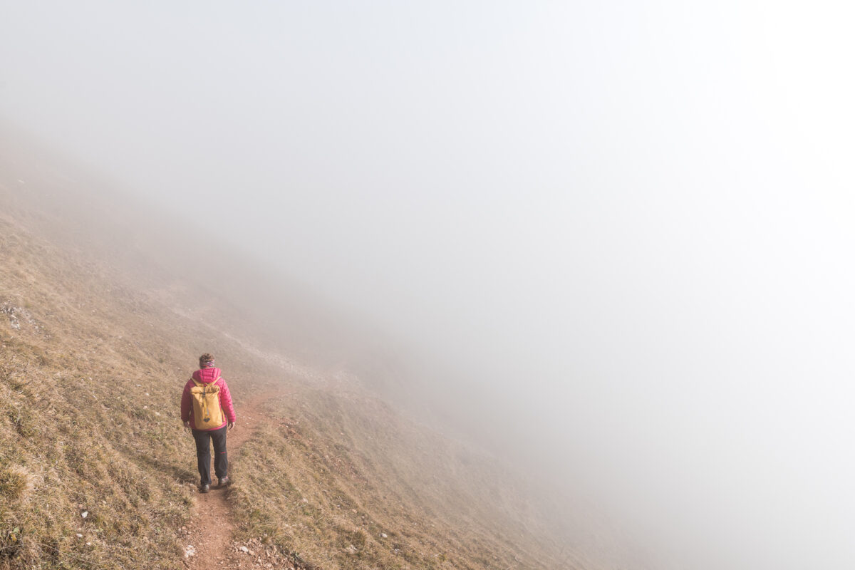 Wandern in der Nebelsuppe