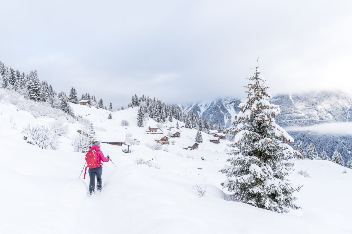 Schneeschuhwanderung Arnisee Trail