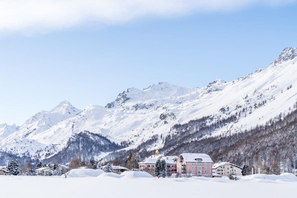 Engadin Sils Maria Winter