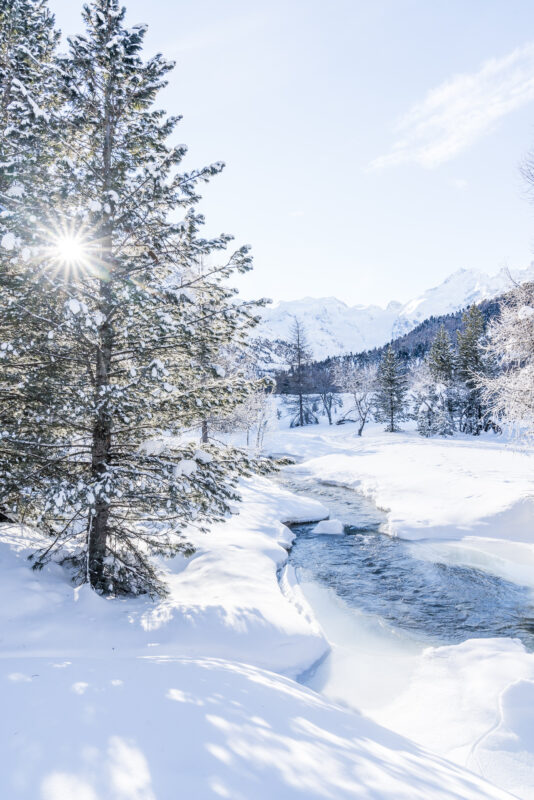 Morteratsch Winterlandschaft