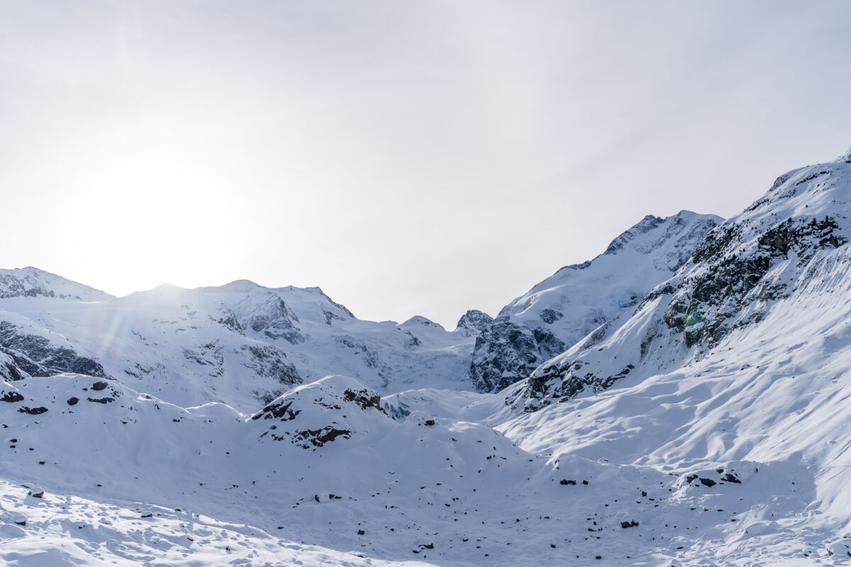 Morteratschgletscher Winter