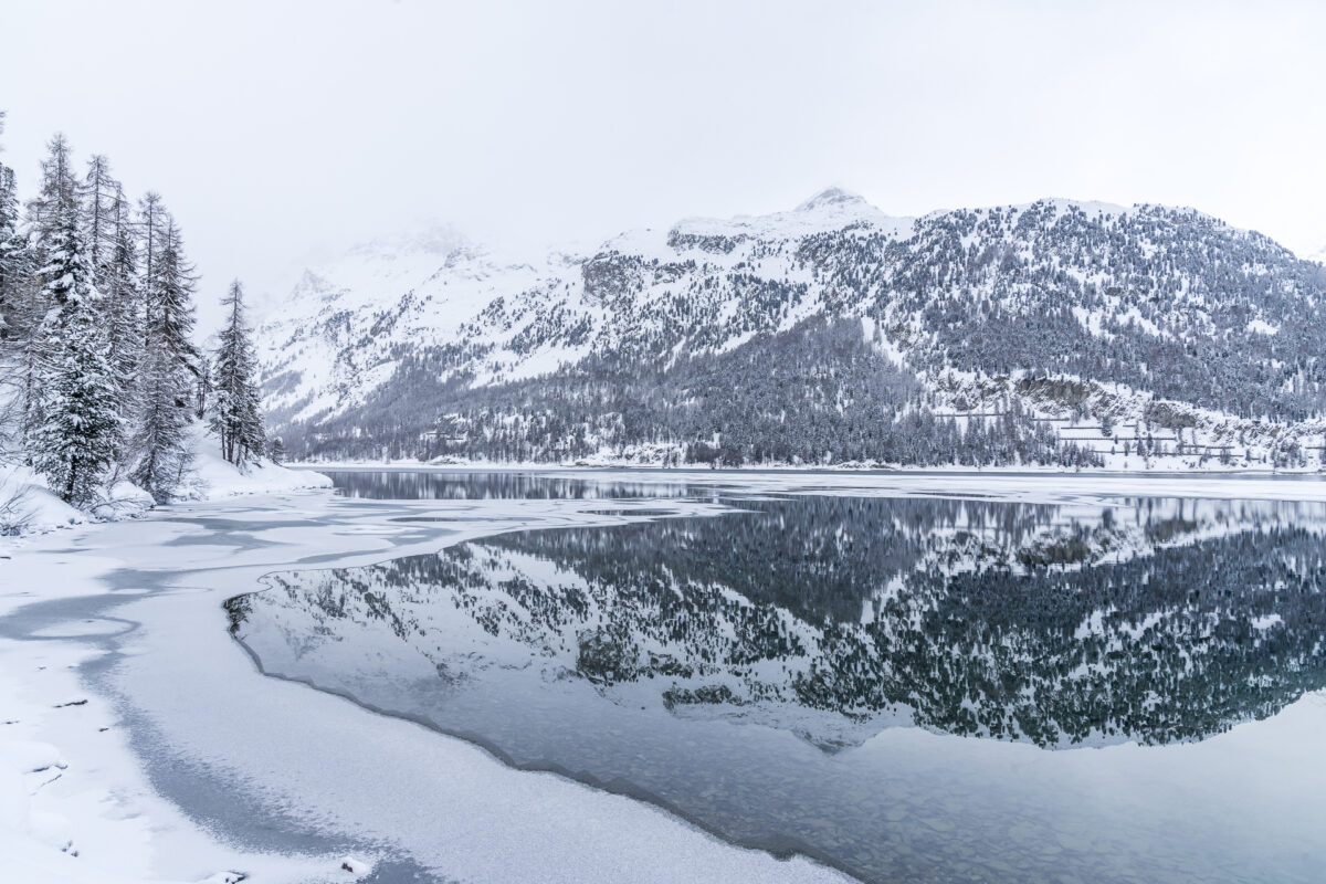 Silvaplanersee im Winter