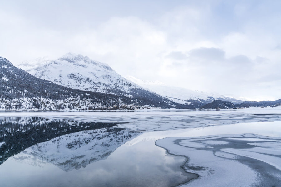 Engadin Silvaplana Winter