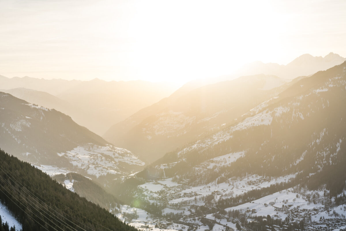 Sonnenuntergang Oberwallis