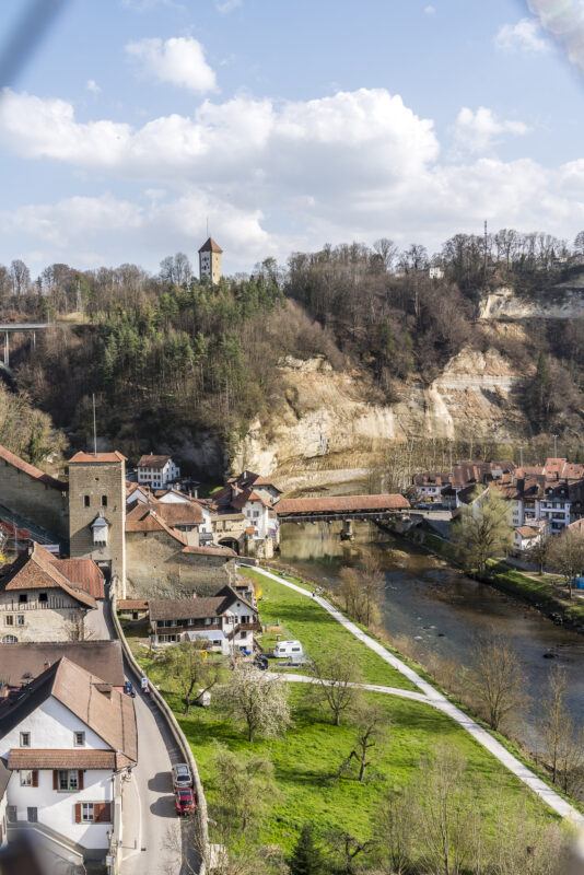 Fribourg Unterstadt Panorama