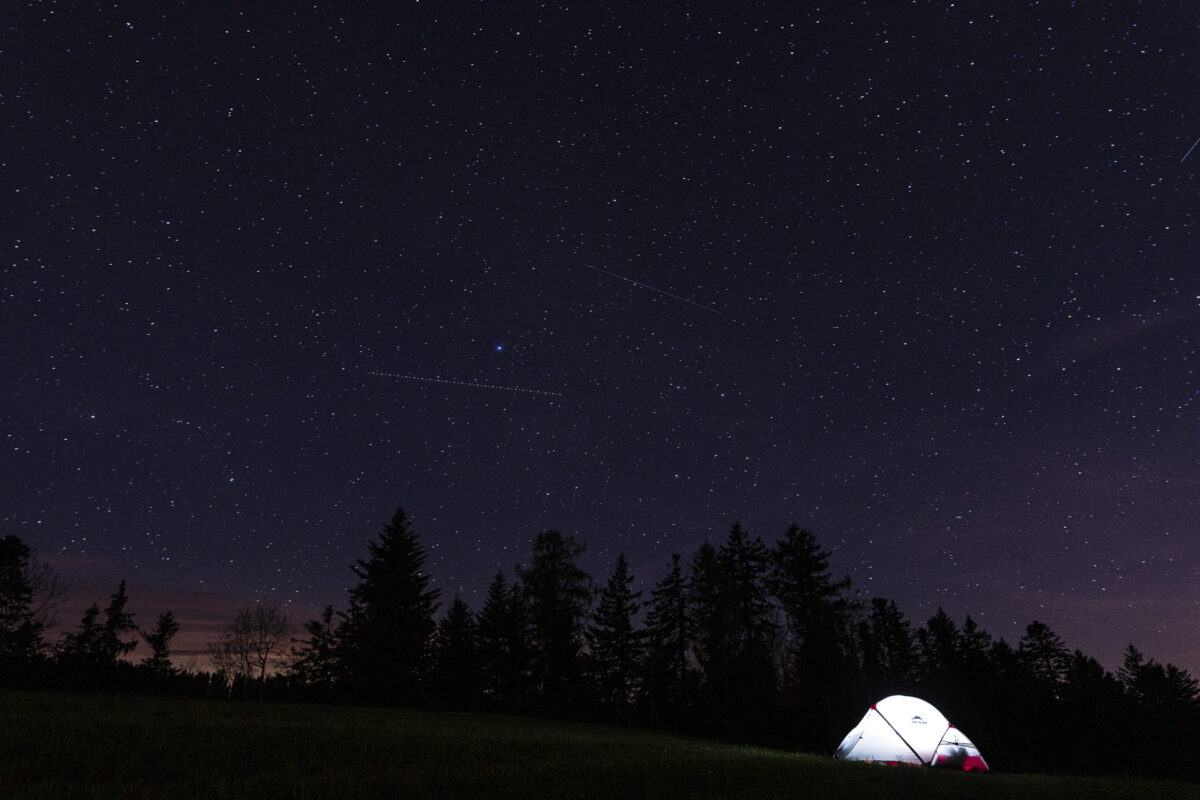 Camping Sternenhimmel