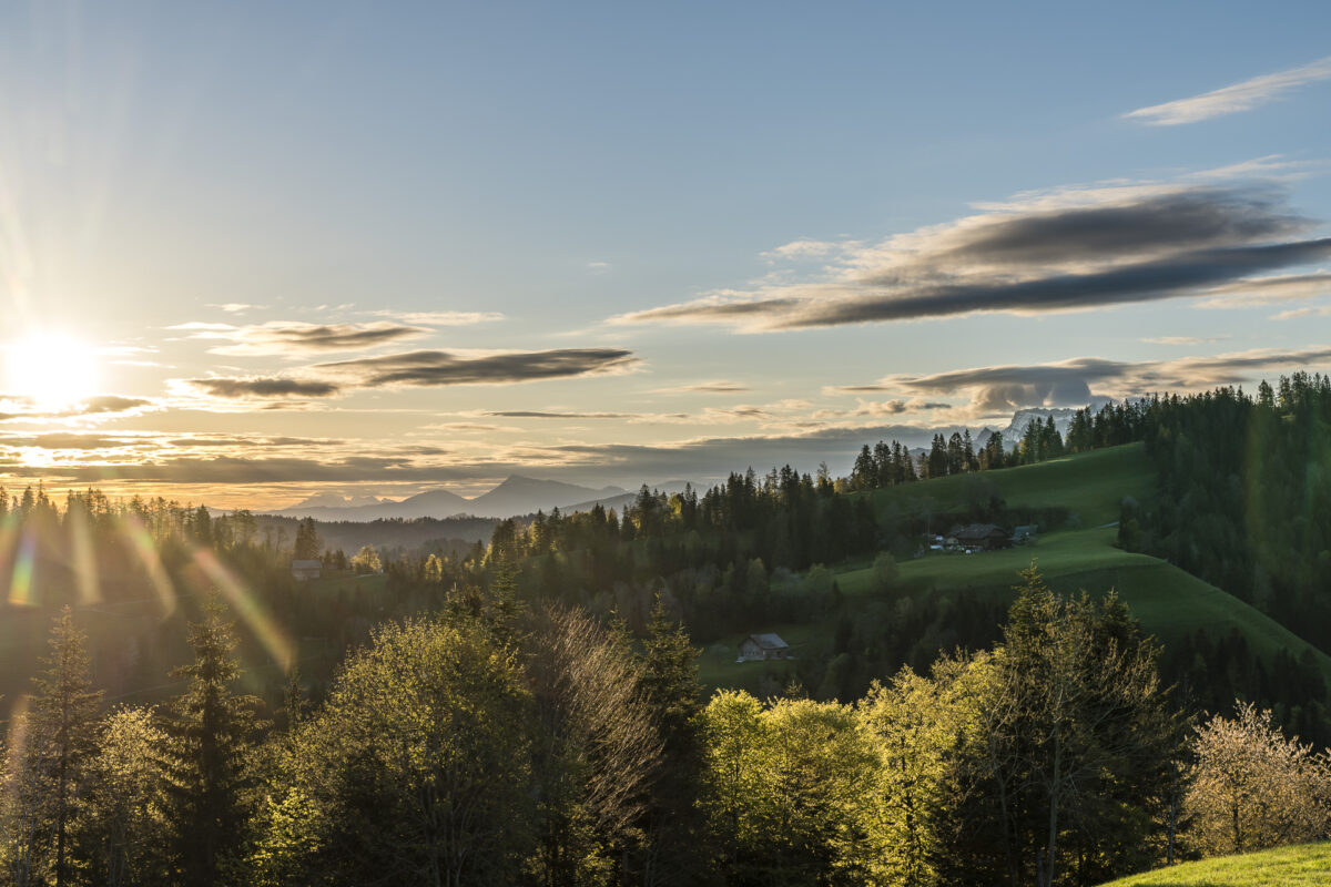 Sonnenaufgang Schwesteregg Romoos