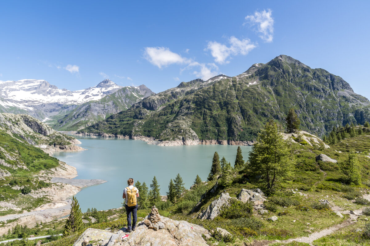 Aussicht Emosson Stausee