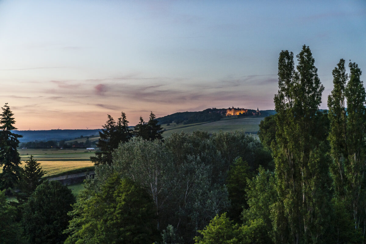 Château de Sainte Sabine Aussicht