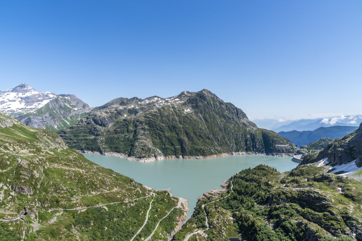 Panorama über den Lac d'Emosson